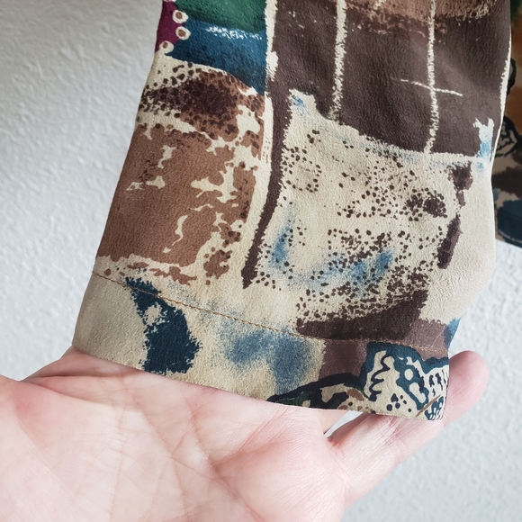 Vintage Nora Noh Silk 100 % Longsleeve Blouse - Picture 4 of 13